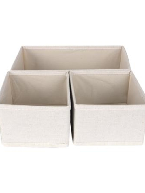 กล่องจัดเก็บผ้า PLIM SIMPLE 3 ช่อง