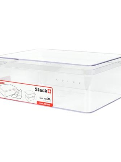 กล่องรองเท้า STACKO 885RS 21.5x30.5x11.7 ซม. สีใส