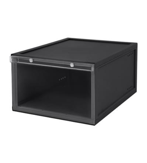 กล่องรองเท้า STACKO MAGNETIC LOCK 28X37X18.3 ซม. สีดำ