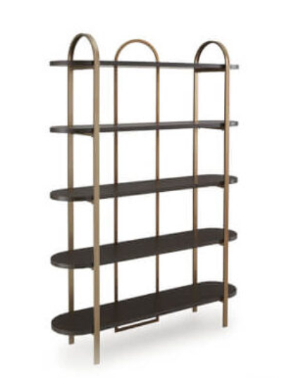 ชั้นวางของ 5 ชั้น ASHLEY FURNITURE HOMESTORE BRENTMOUR VINTAGE GOLD